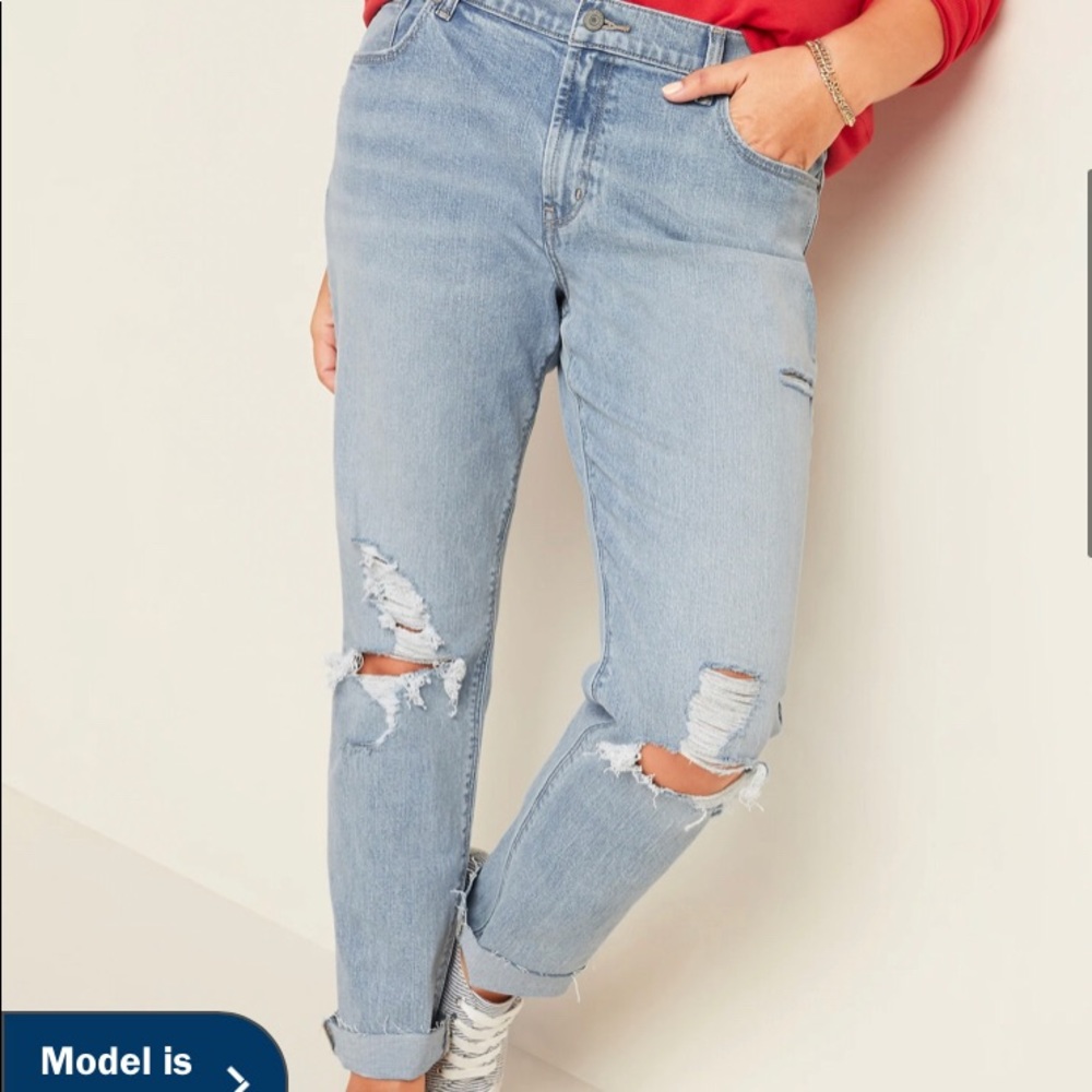 Old Navy High Waisted Boyfriend Jeans